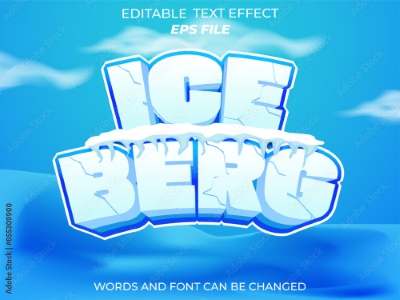 Winter, Ice & Snow Text Effects #2, 26xAI Winter, Ice & Snow Text Effects #2, 26xAI