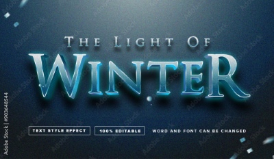 Winter, Ice & Snow Text Effects #2, 26xAI Winter, Ice & Snow Text Effects #2, 26xAI