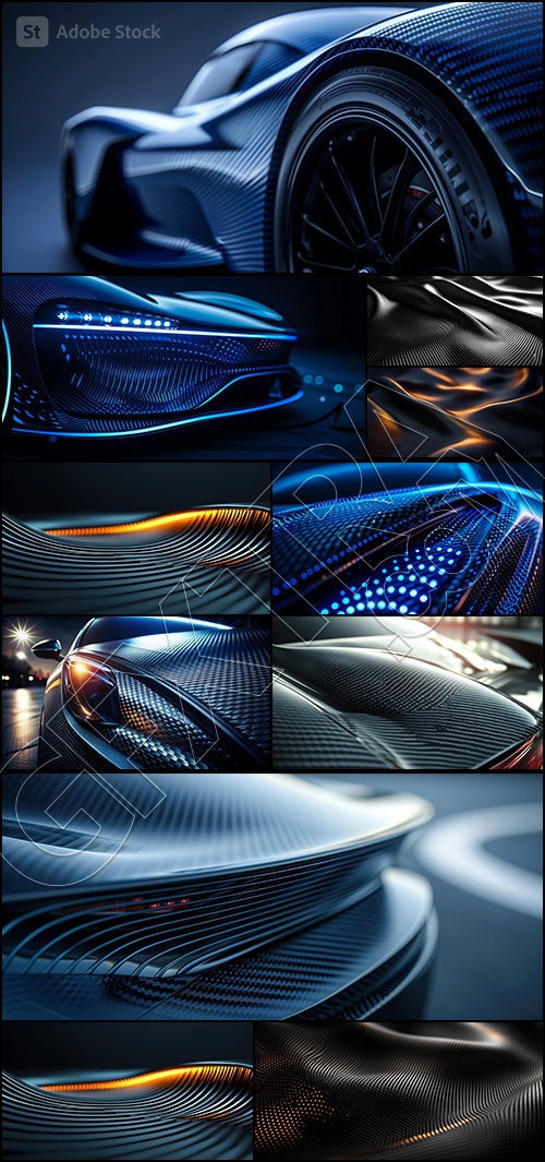 Headlights and Curved Edges of Carbon Fiber Themes 30xJPEG Headlights and Curved Edges of Carbon Fiber Themes 30xJPEG