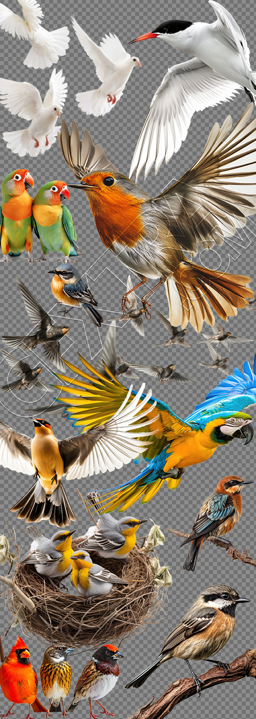 Birds #1, 29xPNG, 2xAI Birds #1, 29xPNG, 2xAI