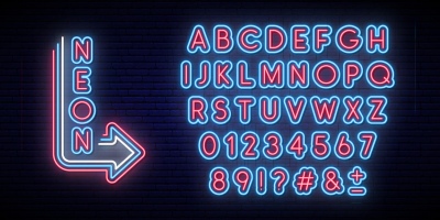 Alphabets from Neon, Light Bulbs and Stage Lights 25xAI Alphabets from Neon, Light Bulbs and Stage Lights 25xAI