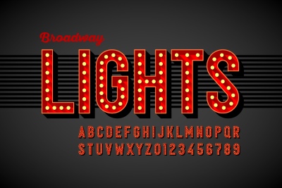 Alphabets from Neon, Light Bulbs and Stage Lights 25xAI Alphabets from Neon, Light Bulbs and Stage Lights 25xAI