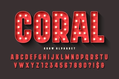 Alphabets from Neon, Light Bulbs and Stage Lights 25xAI Alphabets from Neon, Light Bulbs and Stage Lights 25xAI