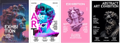 Exhibition Poster & Banner Templates 26xAI Exhibition Poster & Banner Templates 26xAI