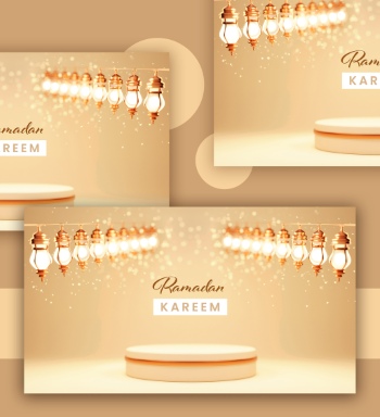 Ramadan Kareem & Eid Mubarak Templates #1, 29xPSDT Ramadan Kareem & Eid Mubarak Templates #1, 29xPSDT