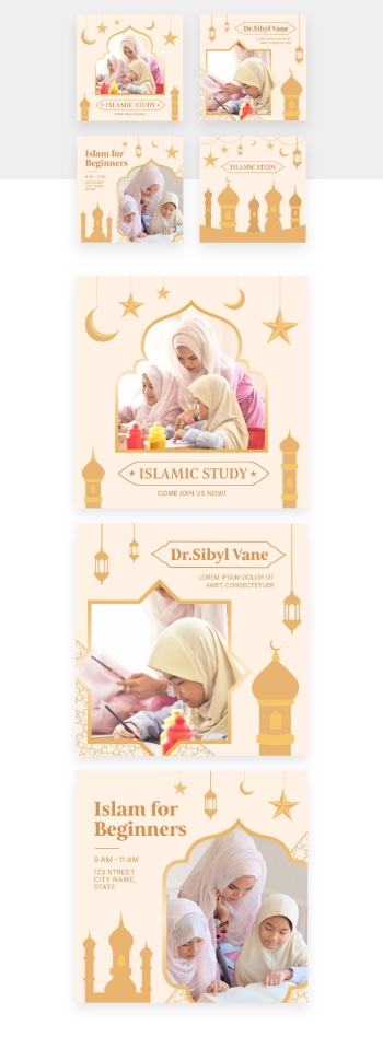 Ramadan Kareem & Eid Mubarak Templates #1, 29xPSDT Ramadan Kareem & Eid Mubarak Templates #1, 29xPSDT