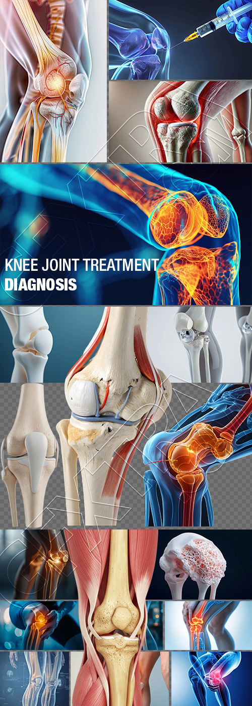 Knee Joint Treatment - DIAGNOSIS 28xJPEG, 7xPNG Knee Joint Treatment - DIAGNOSIS 28xJPEG, 7xPNG