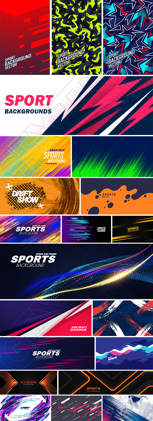 Sport Backgrounds & Auto Wrapping Patterns 32xAI Sport Backgrounds & Auto Wrapping Patterns 32xAI