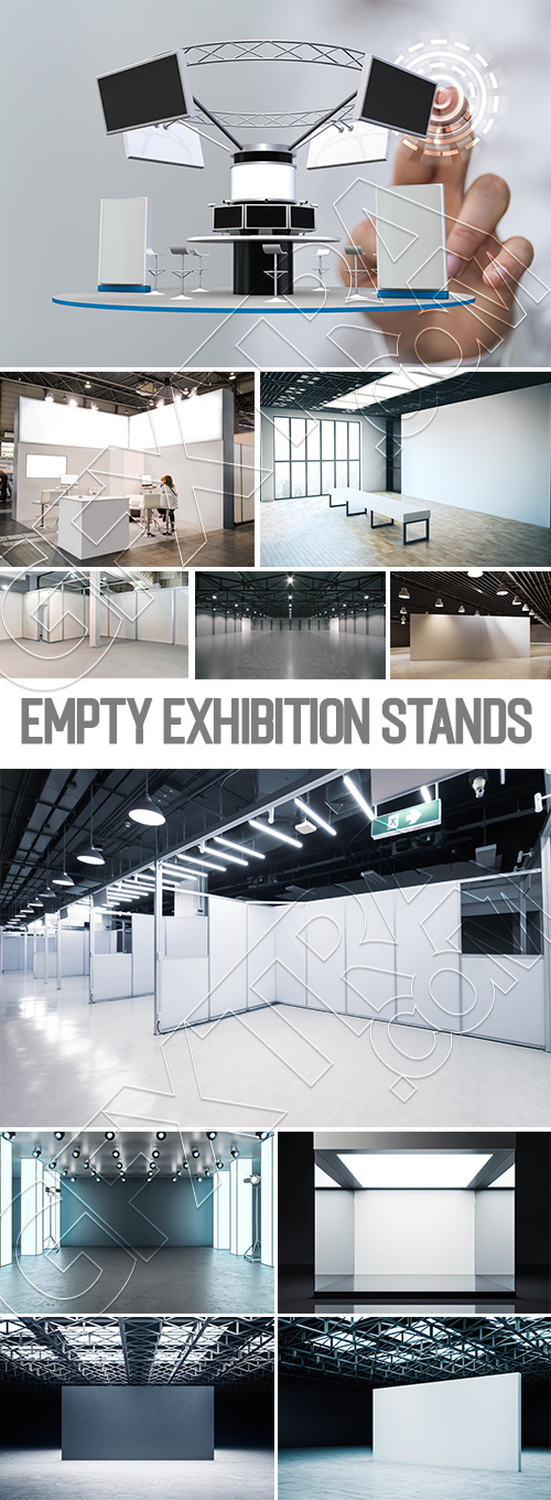 Empty Exhibition Stands 25xJPEG Empty Exhibition Stands 25xJPEG