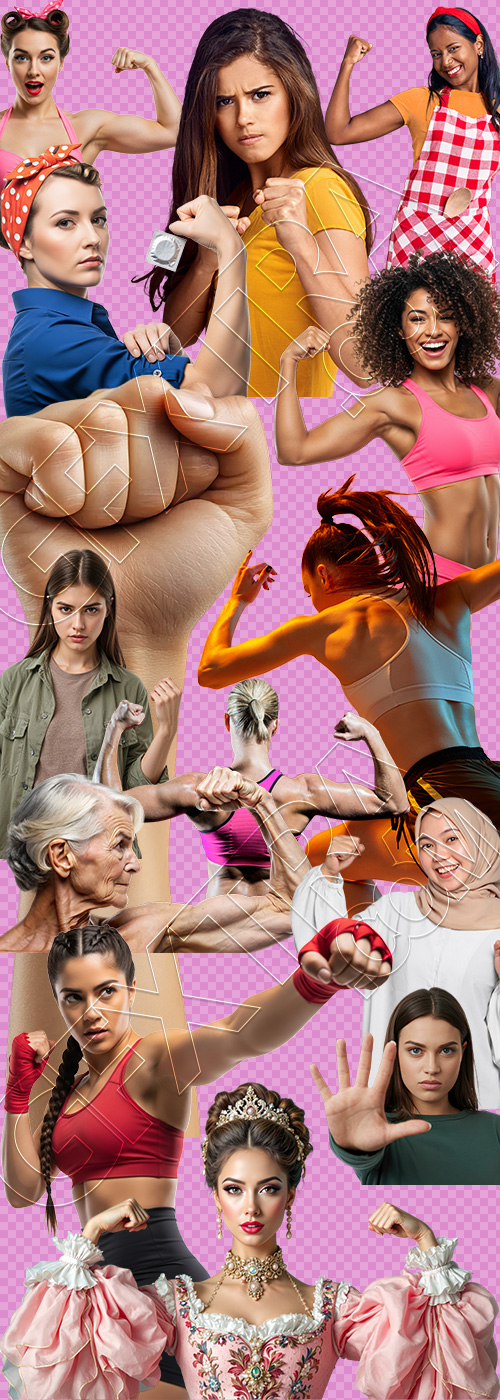 Woman Strong Biceps 25xPNG Woman Strong Biceps 25xPNG