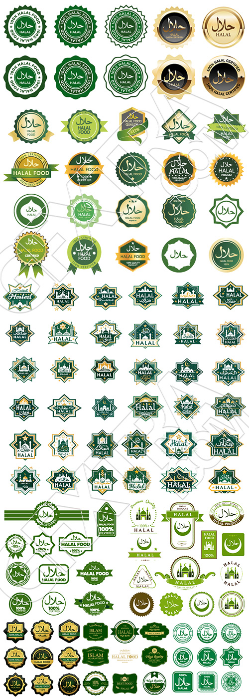 Halal Certified Labels 30xAI Halal Certified Labels 30xAI