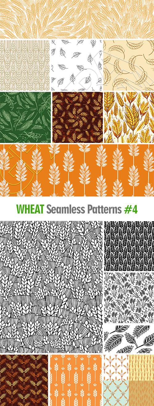 Wheat Seamless Patterns #4, 29xAI Wheat Seamless Patterns #4, 29xAI