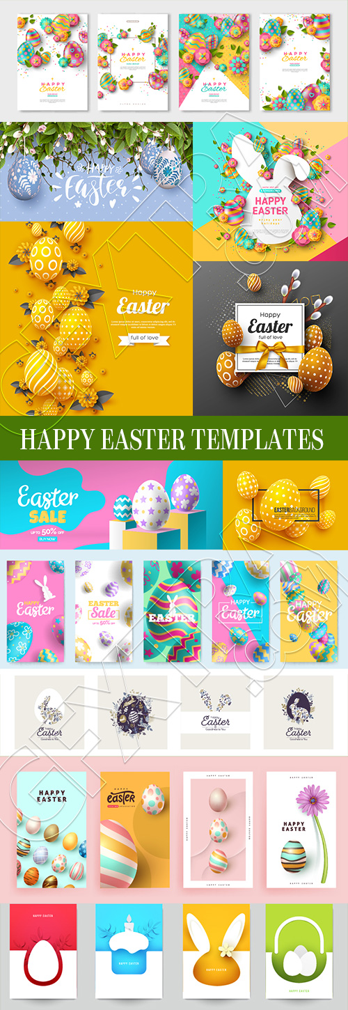 Happy Easter Templates 25xAI Happy Easter Templates 25xAI
