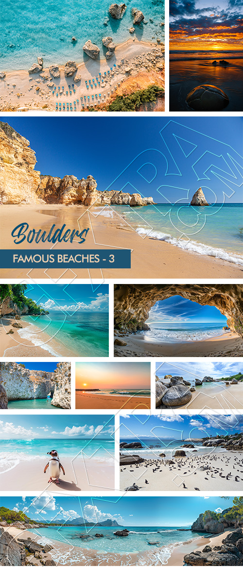 Famous Beaches #3, Boulders Beach 26xJPEG Famous Beaches #3, Boulders Beach 26xJPEG