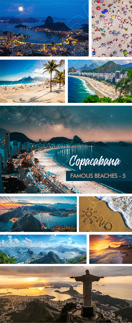 Famous Beaches #5, Copacabana Beach 25xJPEG Famous Beaches #5, Copacabana Beach 25xJPEG