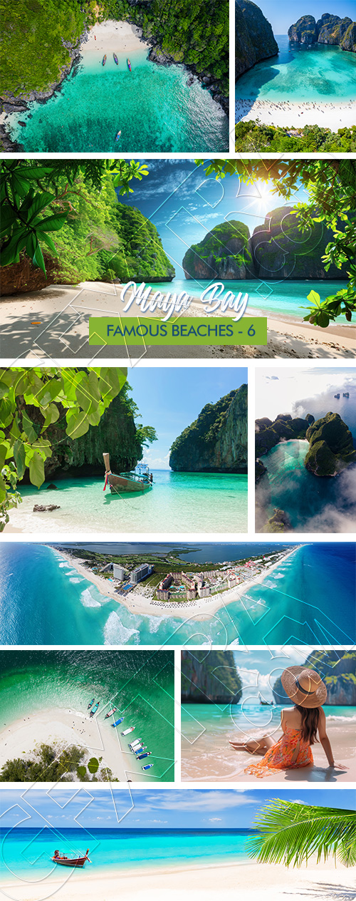 Famous Beaches #6, Maya Bay 25xJPEG Famous Beaches #6, Maya Bay 25xJPEG