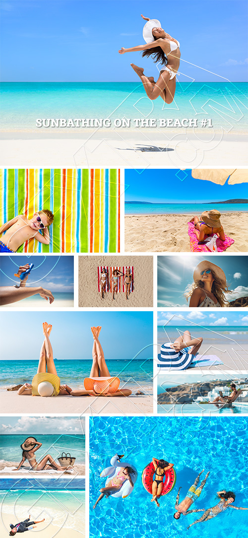 Sunbathing on the Beach #1, 30xJPEG Sunbathing on the Beach #1, 30xJPEG