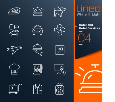 Lineo White & Light Outline Icons 37xAI Lineo White & Light Outline Icons 37xAI