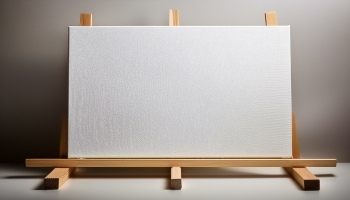 White Canvases on an Easel 25xJPEG White Canvases on an Easel 25xJPEG