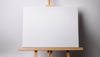 White Canvases on an Easel 25xJPEG White Canvases on an Easel 25xJPEG