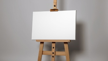 White Canvases on an Easel 25xJPEG White Canvases on an Easel 25xJPEG
