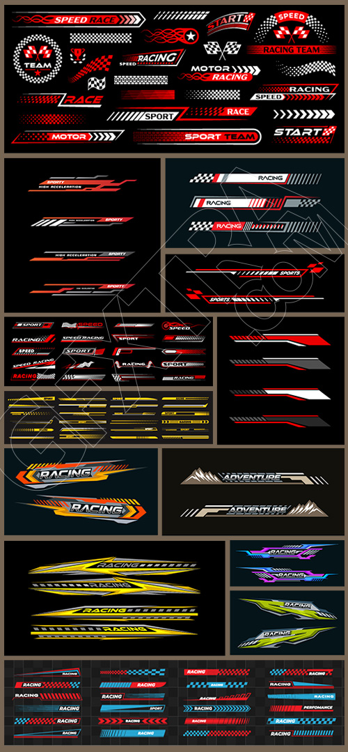 Car Side Stripes #1, 29xAI Car Side Stripes #1, 29xAI