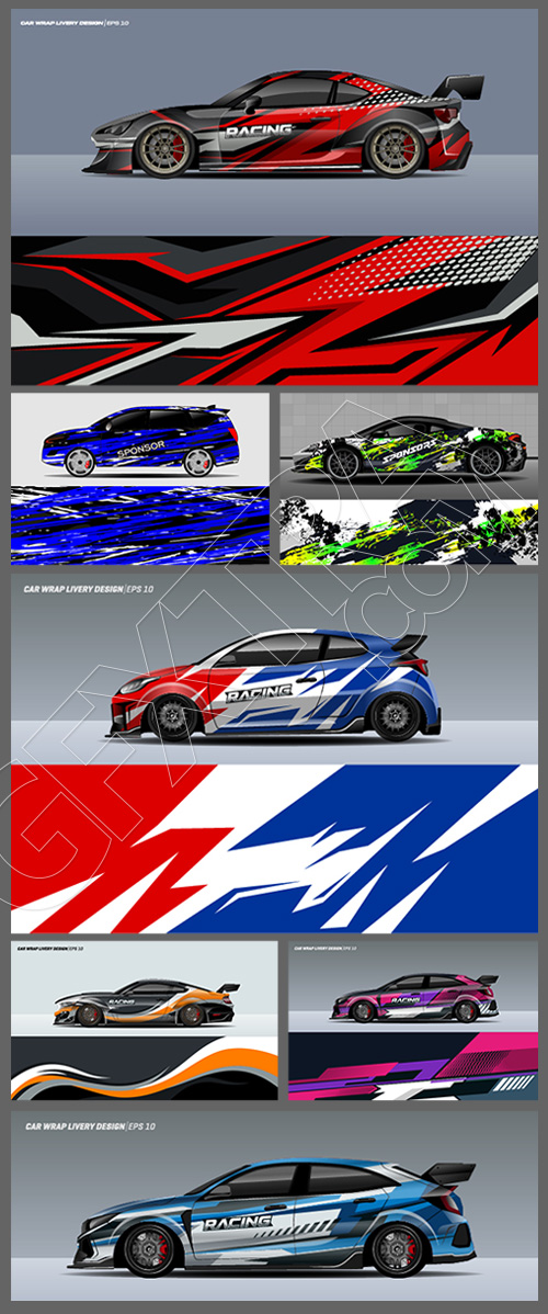 Car Side Stripes #3, 29xAI Car Side Stripes #3, 29xAI