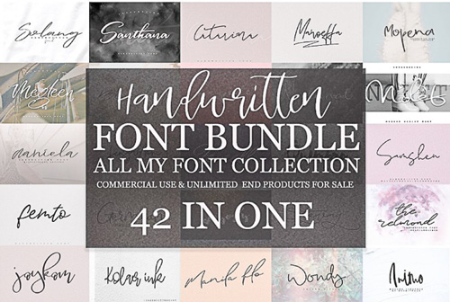 42 IN 1 Font Bundle 3737921 42 IN 1 Font Bundle 3737921