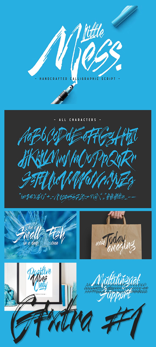 CM - Little Mess font OTF 1912007 CM - Little Mess font OTF 1912007