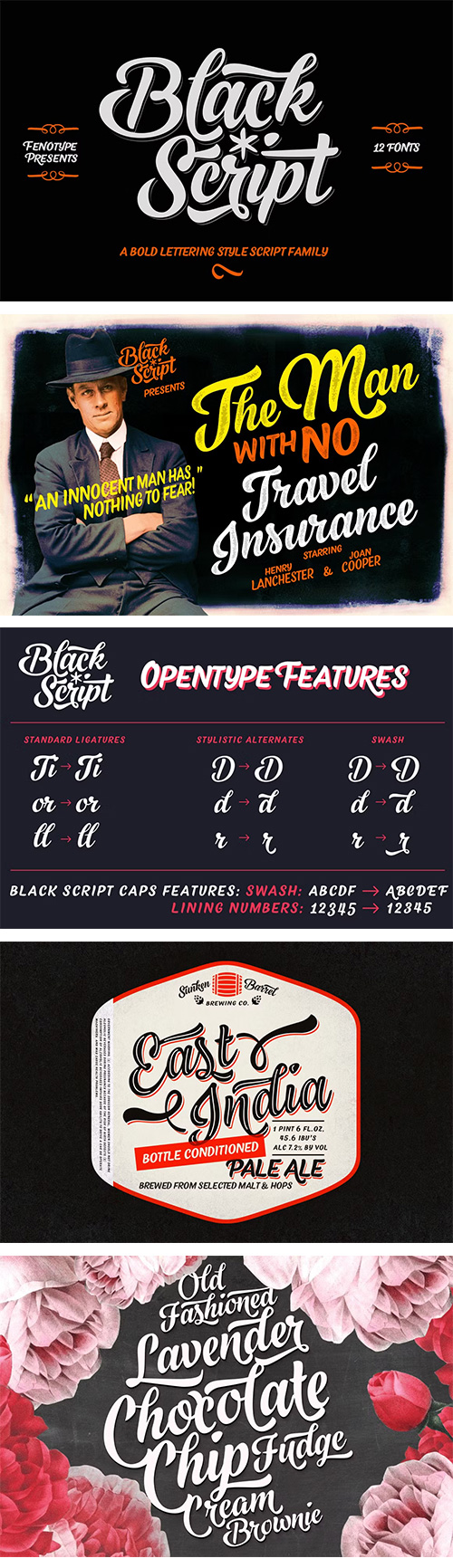 Black Script -12 fonts 1072547 Black Script -12 fonts 1072547
