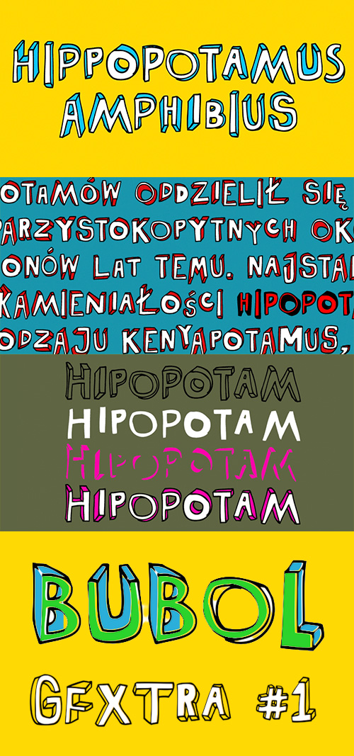 Bubol Font Family 4xOTF Bubol Font Family 4xOTF