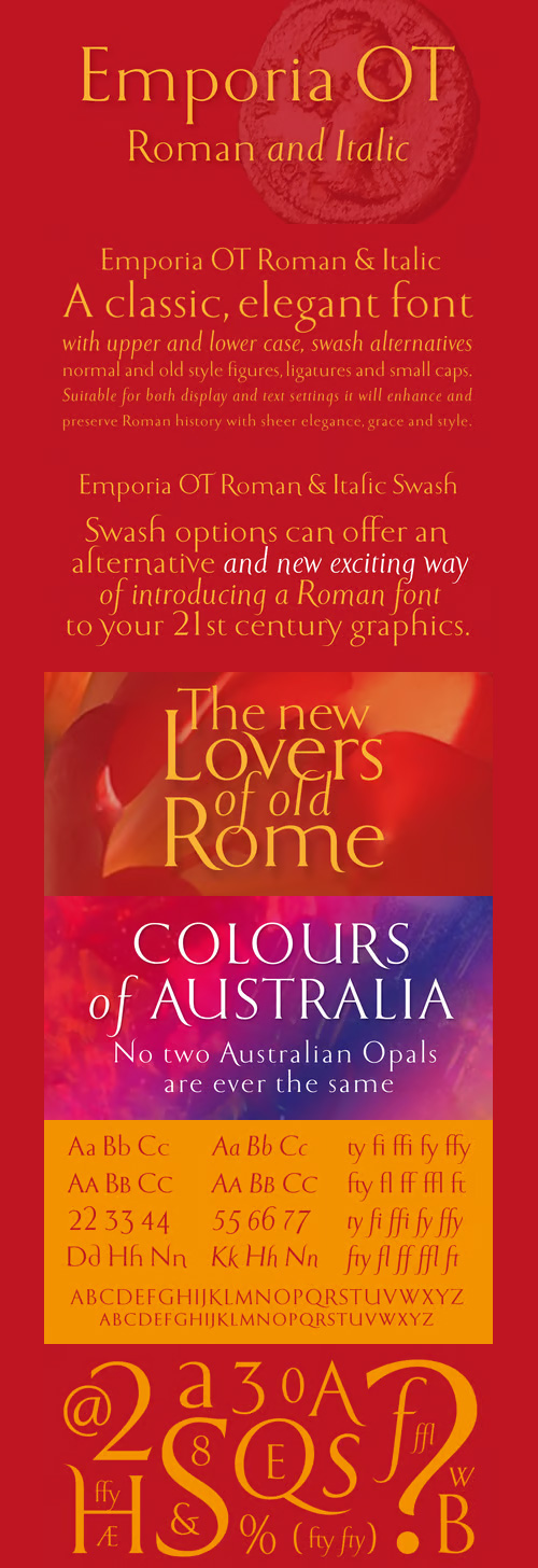 Emporia OT - Roman History with Sheer Elegance 2xOTF Emporia OT - Roman History with Sheer Elegance 2xOTF