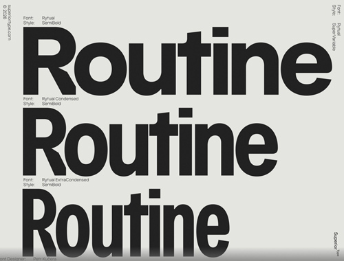 Rytual Super Family 54xOTF, 1xTTF Variable Rytual Super Family 54xOTF, 1xTTF Variable