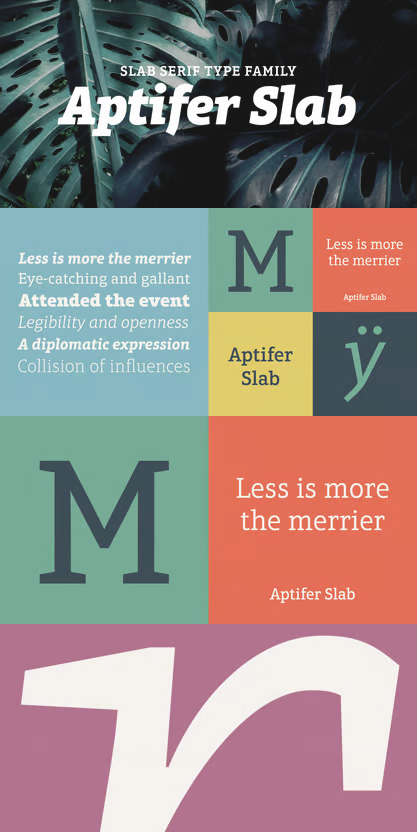 Aptifer Slab Font Family 14xOTF Aptifer Slab Font Family 14xOTF