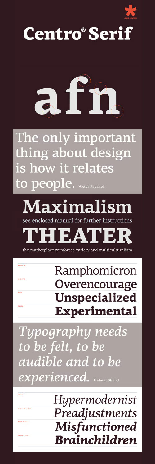 PF Centro Serif Pro Font Family 8xOTF PF Centro Serif Pro Font Family 8xOTF