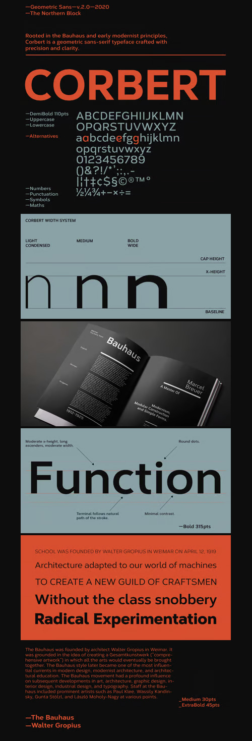 Corbert Font Family 18xOTF Corbert Font Family 18xOTF