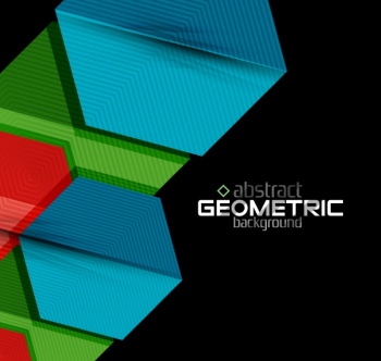 Textured Paper Geometric Shapes on Black 29xEPS Textured Paper Geometric Shapes on Black 29xEPS