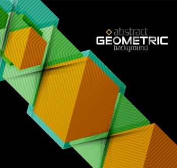 Textured Paper Geometric Shapes on Black 29xEPS Textured Paper Geometric Shapes on Black 29xEPS