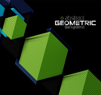 Textured Paper Geometric Shapes on Black 29xEPS Textured Paper Geometric Shapes on Black 29xEPS