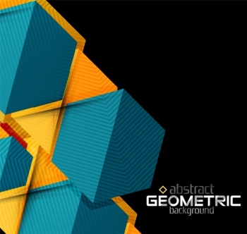 Textured Paper Geometric Shapes on Black 29xEPS Textured Paper Geometric Shapes on Black 29xEPS