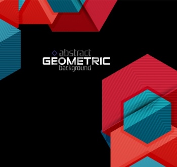 Textured Paper Geometric Shapes on Black 29xEPS Textured Paper Geometric Shapes on Black 29xEPS