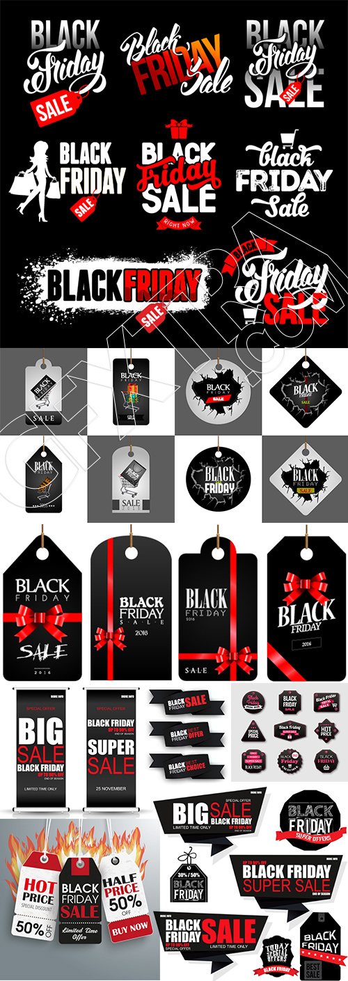 Black Friday Labels 42xEPS Black Friday Labels 42xEPS