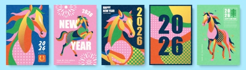 2026 New Year Geometric Design Templates 27xAI 2026 New Year Geometric Design Templates 27xAI