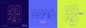 2026 New Year Geometric Design Templates 27xAI 2026 New Year Geometric Design Templates 27xAI
