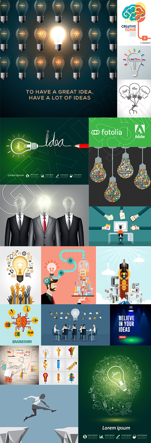 Creative Business Idea Themes 25xEPS Creative Business Idea Themes 25xEPS