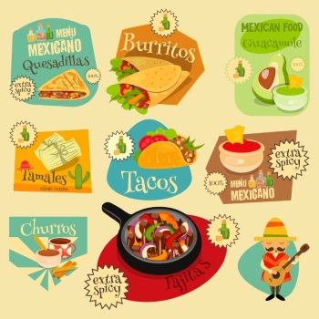 Mexican Food Design Elements 35xEPS Mexican Food Design Elements 35xEPS