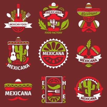 Mexican Food Design Elements 35xEPS Mexican Food Design Elements 35xEPS