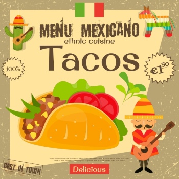 Mexican Food Design Elements 35xEPS Mexican Food Design Elements 35xEPS