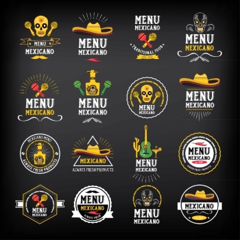 Mexican Food Design Elements 35xEPS Mexican Food Design Elements 35xEPS