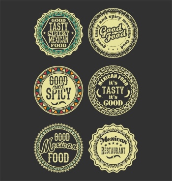 Mexican Food Design Elements 35xEPS Mexican Food Design Elements 35xEPS